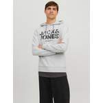 Kapuzenpullover von jack & jones, in der Farbe Weiss, aus Polyester, Vorschaubild