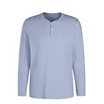 Langarm Shirt von H.I.S, in der Farbe Blau, aus Baumwolle, andere Perspektive, Vorschaubild
