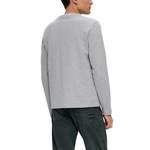 Langarm Shirt von QS, in der Farbe Grau, aus Baumwolle, andere Perspektive, Vorschaubild