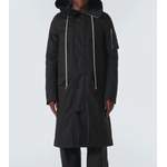 Parka von Rick Owens, in der Farbe Schwarz, andere Perspektive, Vorschaubild