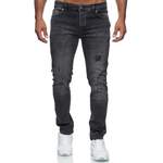 Slim Fit Jeans von Reslad, in der Farbe Schwarz, andere Perspektive, Vorschaubild