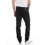 Slim Fit Jeans von Replay, in der Farbe Schwarz, aus Polyester, andere Perspektive, Vorschaubild