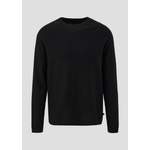 Herren-Pullover von QS, in der Farbe Schwarz, aus Baumwolle, andere Perspektive, Vorschaubild