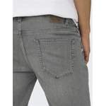 Jeans Shorts von Only & Sons, in der Farbe Grau, aus Polyester, andere Perspektive, Vorschaubild