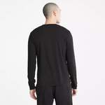 Langarm Shirt von Timberland, in der Farbe Schwarz, aus Baumwolle, andere Perspektive, Vorschaubild