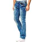 Straight Leg Jeans von Rusty Neal, aus Baumwolle, andere Perspektive, Vorschaubild