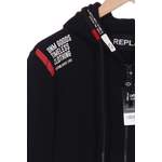 Kapuzenpullover von Replay, in der Farbe Schwarz, aus Baumwolle, andere Perspektive, Vorschaubild