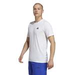 T-Shirt von Adidas, in der Farbe Weiss, andere Perspektive, Vorschaubild