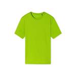 T-Shirt von Schiesser, in der Farbe Grün, aus Baumwolle, andere Perspektive, Vorschaubild