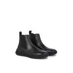 Chelsea-Boot von Calvin Klein, in der Farbe Schwarz, aus Baumwolle, andere Perspektive, Vorschaubild