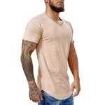 T-Shirt von Code47, in der Farbe Beige, andere Perspektive, Vorschaubild