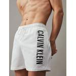 Badeshorts von Calvin Klein Swimwear, in der Farbe Weiss, aus Polyester, andere Perspektive, Vorschaubild