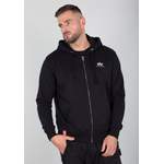 Sweatjacke von alpha industries, in der Farbe Schwarz, aus Polyester, Vorschaubild