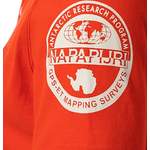Poloshirt von Napapijri, in der Farbe Orange, andere Perspektive, Vorschaubild