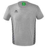 T-Shirt von erima, in der Farbe Grau, aus Baumwolle, andere Perspektive, Vorschaubild