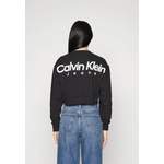 Sweatshirt von Calvin Klein Jeans, in der Farbe Schwarz, andere Perspektive, Vorschaubild