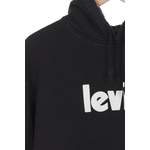Kapuzenpullover von Levis, in der Farbe Schwarz, aus Baumwolle, andere Perspektive, Vorschaubild