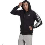 Herren-Sportjacke von Adidas, in der Farbe Schwarz, aus Recyceltes, andere Perspektive, Vorschaubild