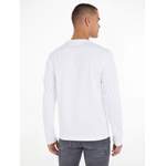 Langarm Shirt von Calvin Klein, in der Farbe Weiss, andere Perspektive, Vorschaubild