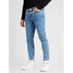 Slim Fit Jeans, in der Farbe Blau, andere Perspektive, Vorschaubild