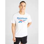 T-Shirt von Reebok, in der Farbe Weiss, aus Baumwolle, andere Perspektive, Vorschaubild