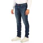 Slim Fit Jeans von Ciesse Piumini, in der Farbe Blau, aus Baumwolle, andere Perspektive, Vorschaubild