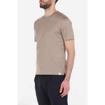 T-Shirt von Paolo Pecora, in der Farbe Beige, andere Perspektive, Vorschaubild