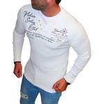 Langarm Shirt von Violento, in der Farbe Weiss, andere Perspektive, Vorschaubild