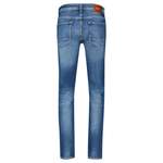 Slim Fit Jeans von BOSS, in der Farbe Blau, aus Polyester, andere Perspektive, Vorschaubild