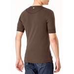 T-Shirt von Schiesser Revival, in der Farbe Braun, aus Baumwolle, andere Perspektive, Vorschaubild