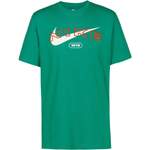 T-Shirt von Nike, in der Farbe Weiss, aus Naturfaser, Vorschaubild