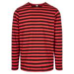 Langarm Shirt von Urban Classics, in der Farbe Rot, aus Baumwolle, andere Perspektive, Vorschaubild