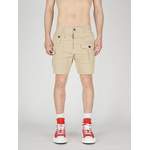 Shorts von Dsquared2, in der Farbe Beige, aus Baumwolle, andere Perspektive, Vorschaubild