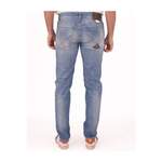 Slim Fit Jeans von Roy Roger's, in der Farbe Blau, aus Baumwolle, andere Perspektive, Vorschaubild