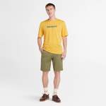 T-Shirt von Timberland, in der Farbe Gelb, aus Polyester, andere Perspektive, Vorschaubild