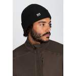 Beanie von Super.Natural, in der Farbe Schwarz, aus Wolle, andere Perspektive, Vorschaubild