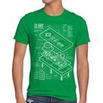 T-Shirt von style3, in der Farbe Grün, andere Perspektive, Vorschaubild