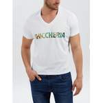 T-Shirt von Chiccheria Brand, in der Farbe Weiss, andere Perspektive, Vorschaubild