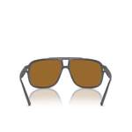 Herren-Sonnenbrille von Armani Exchange, in der Farbe Grau, andere Perspektive, Vorschaubild