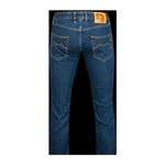 Slim Fit Jeans von Moorer, in der Farbe Blau, aus Stoff, andere Perspektive, Vorschaubild