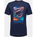 T-Shirt von mammut, in der Farbe Blau, aus Polyester, andere Perspektive, Vorschaubild