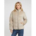 Samt-Steppjacke 4G-Logo der Marke Guess