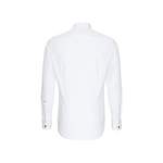 Freizeithemde von seidensticker, in der Farbe Weiss, aus Baumwolle, andere Perspektive, Vorschaubild