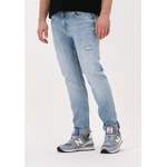 Slim Fit Jeans von Scotch & Soda, in der Farbe Blau, aus Denim, andere Perspektive, Vorschaubild