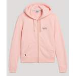 Sweatjacke von Superdry, in der Farbe Rosa, andere Perspektive, Vorschaubild