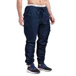 Slim Fit Jeans von HAHAEMMA, in der Farbe Blau, aus Polyester, andere Perspektive, Vorschaubild