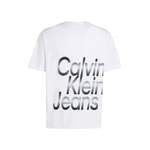 T-Shirt von Calvin Klein Jeans, in der Farbe Weiss, aus Baumwolle, andere Perspektive, Vorschaubild