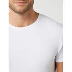 T-Shirt von Moschino Swim + Underwear, in der Farbe Weiss, aus Baumwolle, andere Perspektive, Vorschaubild