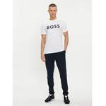 T-Shirt von Boss, in der Farbe Weiss, aus Baumwolle, andere Perspektive, Vorschaubild