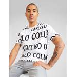 T-Shirt von carlo colucci, in der Farbe Weiss, andere Perspektive, Vorschaubild